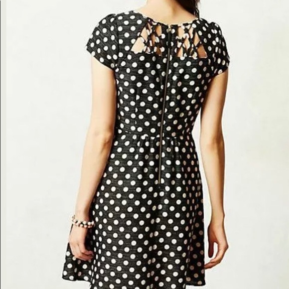Anthropologie Maeve Fit&Flare,  Dots, dress,size 2 - Picture 2 of 2